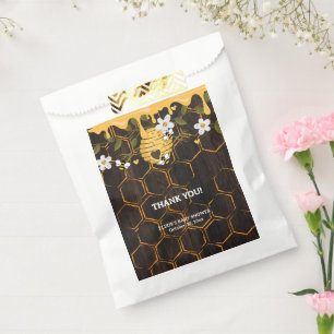 Rustic Beehive Honeybees Baby Shower Favour Bags