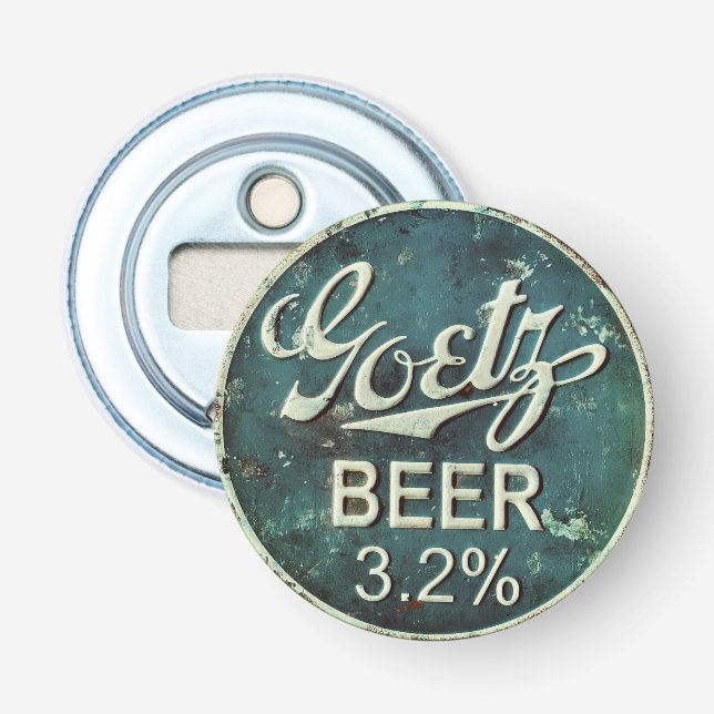 Rustic Beer Bottle Cap Opener (Front)