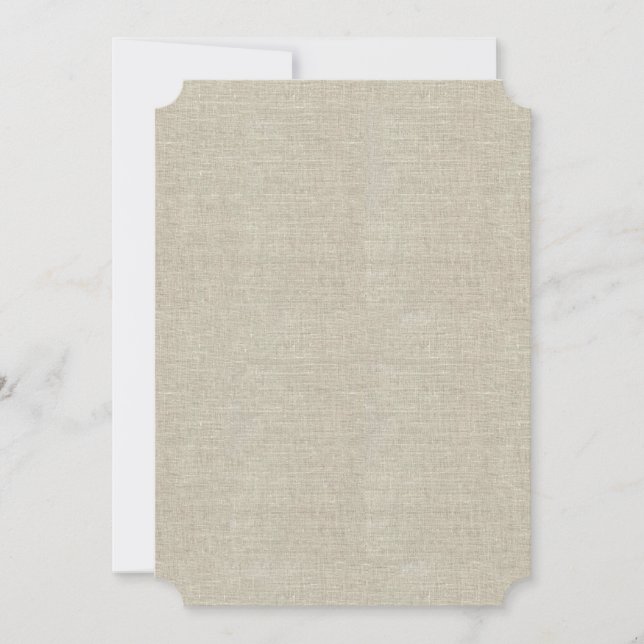 Rustic Beige Linen Printed (Front)