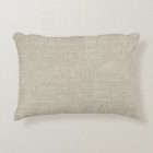 Rustic Beige Linen Printed