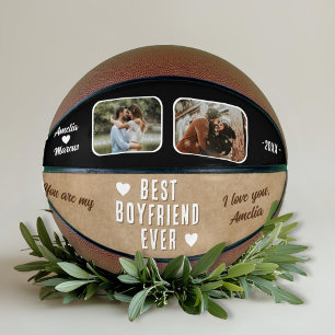 Rustic Best Boyfriend Ever Heart 2 Photos  Basketball
