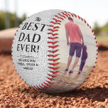 Rustic Best Dad Ever Father`s Day Photo Collage Baseball<br><div class="desc">Rustic Best Dad Ever Father`s Day Two Photo Collage Baseball. This baseball is a perfect gift for a dad, a new dad or grandpa on Father`s Day. The best dad ever two photo template baseball. Personalise it with two photos and names. The background is rustic grey texture and the text...</div>