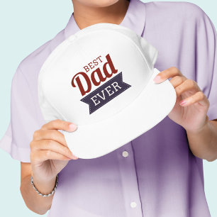 Rustic Best Dad Ever Father`s Day Trucker Hat