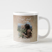 Rustic Best Dad Family Photo Father`s Day 