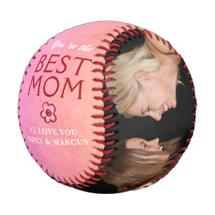 Rustic Best Mom Mother`s Day 2 Photo  Baseball