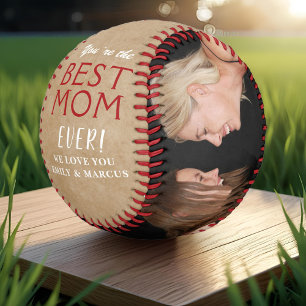 Rustic Best Mum Mother`s Day 2 Photo Baseball