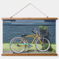 Rustic Bicycle Wall