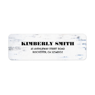 Rustic Birch Bark Texture Wedding