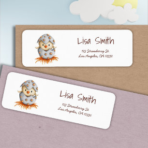 Rustic Bird Nest Return Address