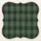 Rustic Black and Green Buffalo Plaid Tissue Paper