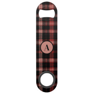 Rustic Black and Red Plaid Pattern
