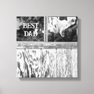 Rustic Black and White Photo of Wood and Windows Canvas Print