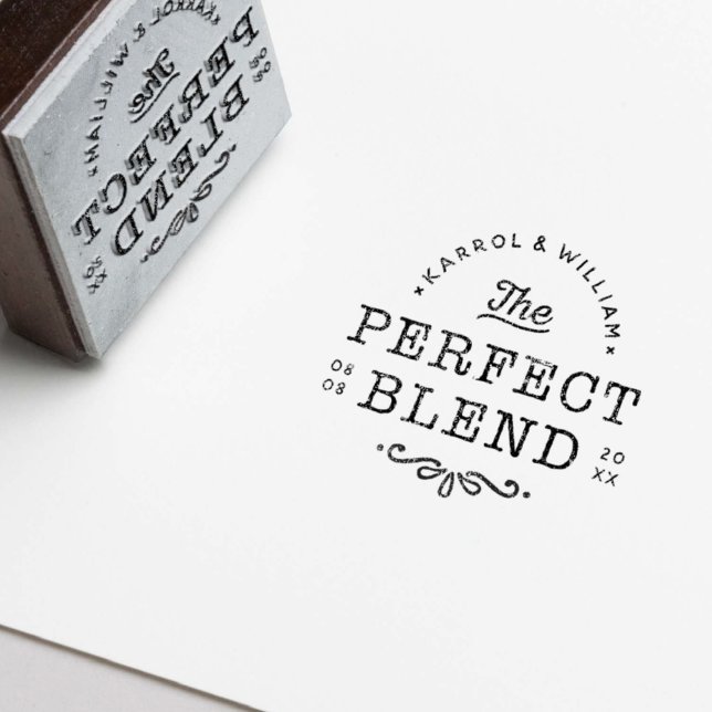 Rustic Black Vintage Wedding Stamp Design (Creator Uploaded)