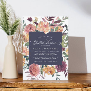 Rustic Bloom Bridal Shower Invitation