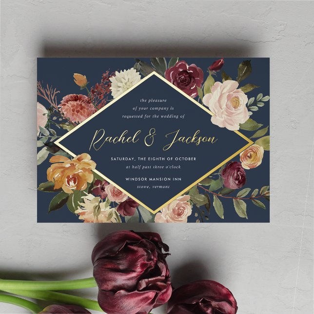 Rustic Bloom Geometric Floral Wedding (Creator Uploaded)