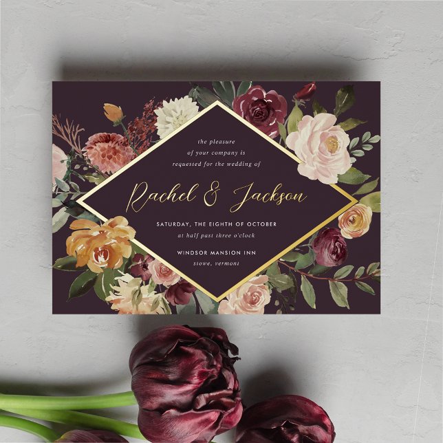 Rustic Bloom Geometric Floral Wedding (Creator Uploaded)