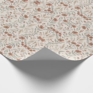 Rustic Bloom Mother’s Day Wrapping Paper