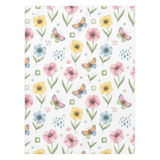 Rustic Bloom Symphony Tablecloth