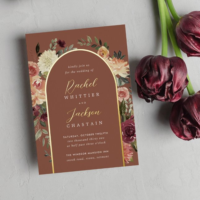 Rustic Bloom Watercolor Floral Arch Wedding (Creator Uploaded)