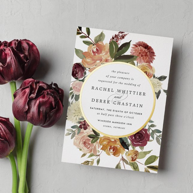 Rustic Bloom Watercolor Floral Wedding (Creator Uploaded)