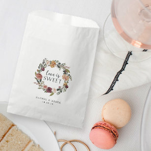 Rustic Bloom Wedding Favour Bags