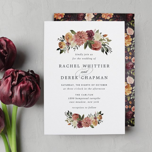 Rustic Bloom Wedding Invitation (Creator Uploaded)