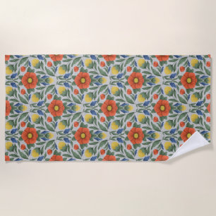 Rustic Blossom Beach Towel