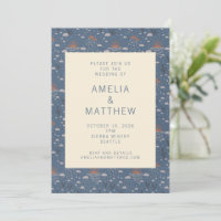 Rustic Blue and Rust Boho Nature Wedding