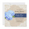 Rustic Blue Hydrangea Lace & Burlap Bridal Shower