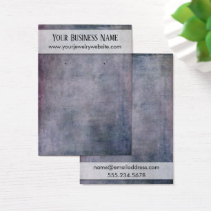 Rustic Blue & Purple Earring Holder Display Cards
