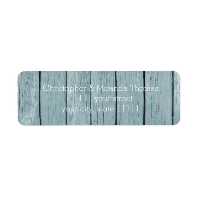Rustic Blue Wood (Front)