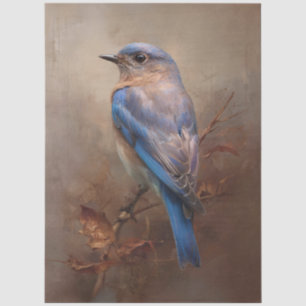 Rustic Bluebird Decoupage Tissue Paper