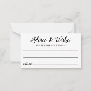 Rustic Blush Burgundy Flowers Wedding Advice Card