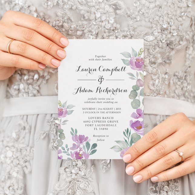 Rustic Blush Pink Eucalyptus Greenery Wedding  Invitation (Creator Uploaded)