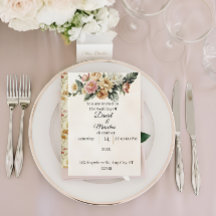 Rustic Blush Pink Floral Rose Gold Sweet Sixteen 