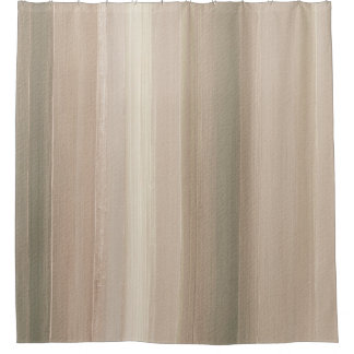 Rustic Blush Pink Gray Mauve Abstract Stripe Shower Curtain