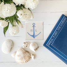 Rustic Boat Anchor Monogrammed