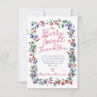 Rustic Boho Berry Summer 80th Birthday