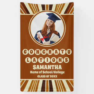 Rustic Boho Chic 2025 Graduation Photo Banner