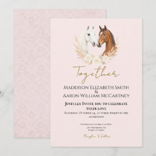 Rustic Boho Country Wedding Invitation