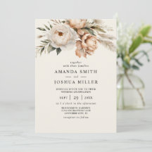 Rustic Boho Dried Florals & Pampas Grass Wedding