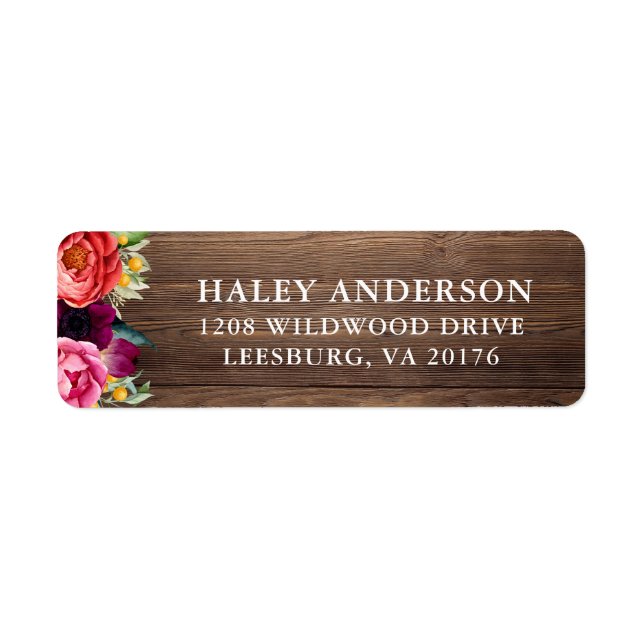 Rustic Boho Floral and Barn Wood (Front)