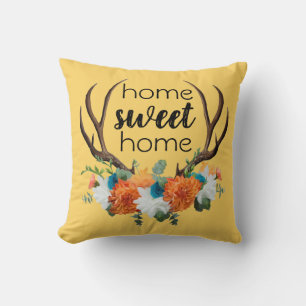 Rustic BOHO Home Sweet Home Decor Cushion