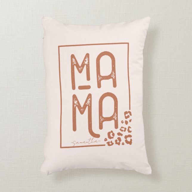 Rustic Boho Mama Decorative Cushion (Front(Vertical))