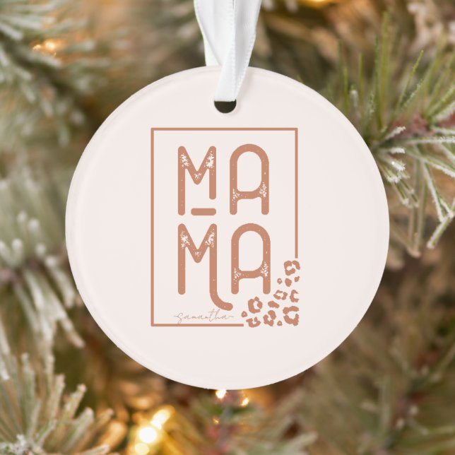 Rustic Boho Mama Ornament (Tree)