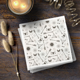 Rustic Boho Pattern ID1109 Napkin