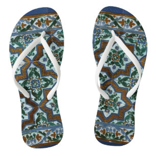 Rustic Boho Pattern Jandals