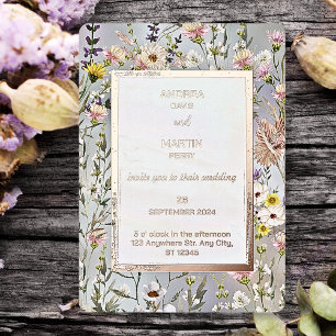 Rustic Boho Wildflower Garden Wedding
