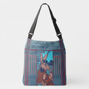 Rustic Book Cover Bags Alice And The Rabbit