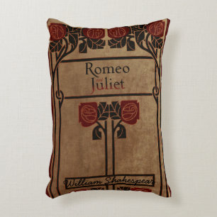 Rustic Book Cover Cushion Romeo And Juliet